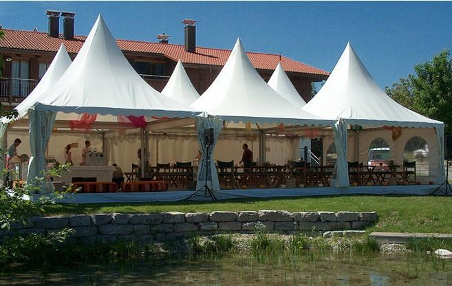 アルミニウム プロフィール、商業望楼の頑丈な白い四角の使用された屋外のテント