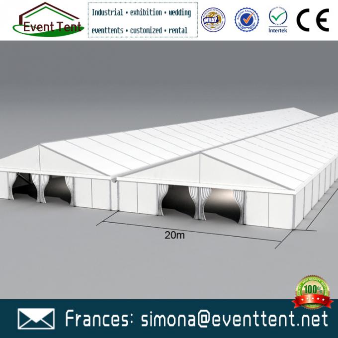 防火効力のある紫外線抵抗力があるポリ塩化ビニールの屋根の結婚式のテント屋外のキャンプのための大きいフレームのテント