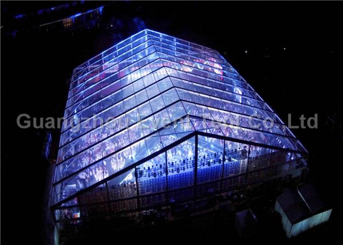 ガラス壁800のSqm区域の新しい設計30m幅のゆとりのスパンのアルミニウム建物