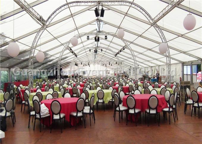300人のための明確な屋根党テント、ポリ塩化ビニールの生地が付いている透明な結婚式のテント
