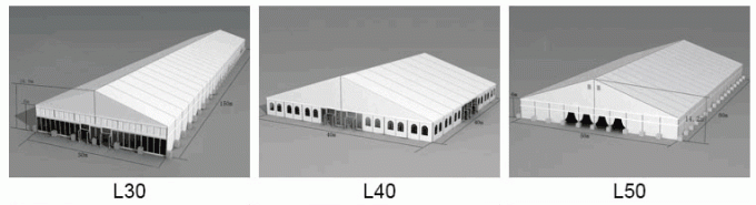 40x50防火効力のある大きい屋外のテント、会議/展覧会/展示会のテント
