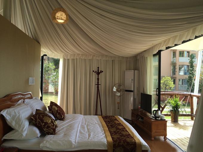ホテルの部屋/リゾートのための白い調節の避難所の贅沢なキャンプ テント