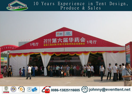 中国 カスタマイズされた10x30mの防水白くおよび赤く大きいアルミニウム屋外のでき事のテント サプライヤー
