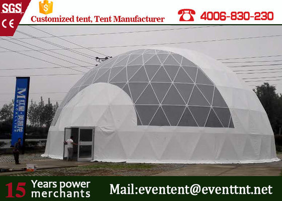 中国 明確で透明な35mの直径によっては屋外のでき事のためのドームのテントがパーティを楽しみます サプライヤー