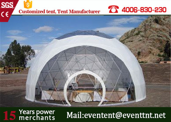 中国 キャンプしている家族のためのポリ塩化ビニールの屋根の白く最もよいテント明確な屋根の上が付いている最も大きいキャンプ テント サプライヤー