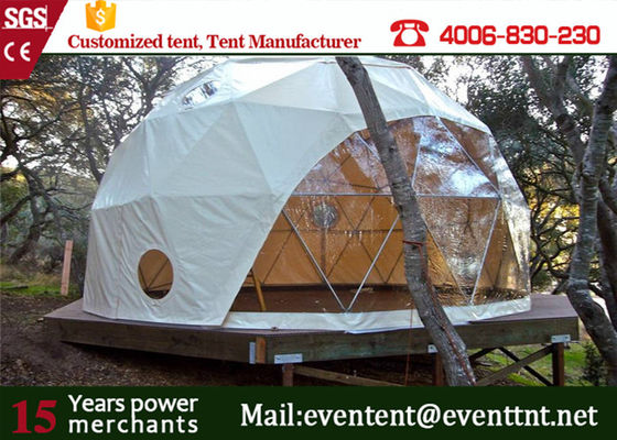中国 屋外のホテルの容易な取付けのために防水5m 6m 8m diaの木の床の贅沢なキャンプ テント サプライヤー