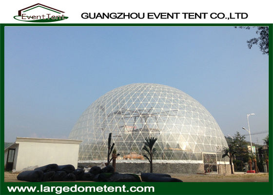 中国 アルミニウム ドアが付いている屋外の透明な防水ポリ塩化ビニールの大きいドームのテント サプライヤー