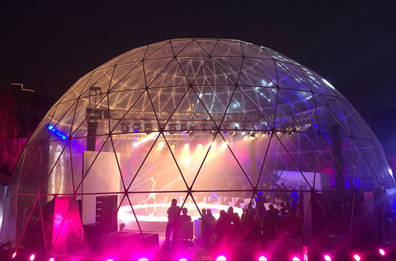 中国 電流を通された鋼鉄管360の映写幕の大きいドームのテント、直径100フィートの サプライヤー