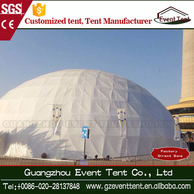中国 Dia 30mの屋外の大きい展示会のおおいのテントのドームのテント、鋼鉄Q235 サプライヤー