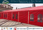 赤い色10x40mアルミニウム フレーム ピッチの屋根の結婚披露宴のテント サプライヤー