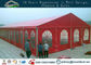 赤い色10x40mアルミニウム フレーム ピッチの屋根の結婚披露宴のテント サプライヤー