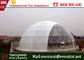 25meters直径白いポリ塩化ビニールの屋根の1000人のための大きいドームのテント サプライヤー