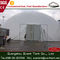 850g/Sqm二重ポリ塩化ビニールの生地が付いている贅沢で白い測地線ドームのテント サプライヤー