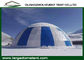 多彩なポリ塩化ビニールの生地のさびない測地線ドームのテントDia 5-30mの鉄骨構造 サプライヤー