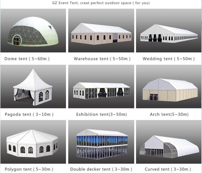 10x10mの防火効力のある屋外のテント、会議/展覧会/展示会のテント