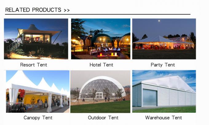 Dia 30mの屋外の大きい展示会のおおいのテントのドームのテント、鋼鉄Q235