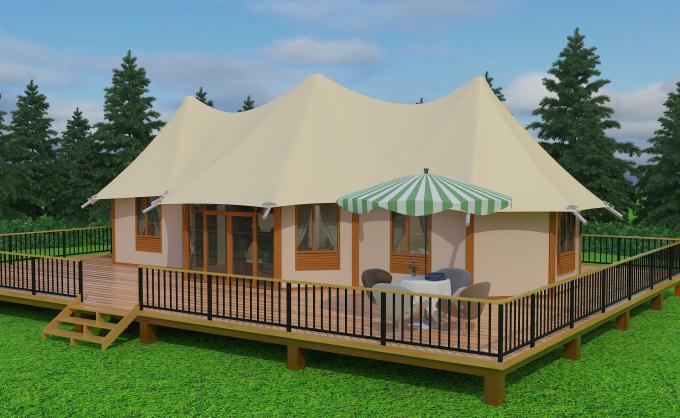 ホテルの部屋/リゾートのための白い調節の避難所の贅沢なキャンプ テント