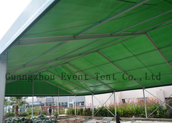 中国 紫外線抵抗の最も高いピークのテントによっては結婚披露宴のためのおおいのポリ塩化ビニールによって塗られる生地が現れます サプライヤー