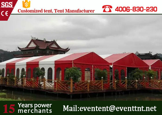 中国 専門のサーカスの大テント党テント、赤い屋根が付いているカスタマイズされた屋外のテント サプライヤー