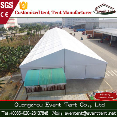 中国 30mの白く大きい屋外の倉庫のテントは850のgsm -日光の屋根カバーを締めました サプライヤー