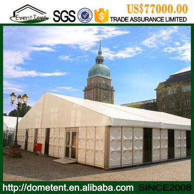 中国 アルミニウム プレハブの携帯用結婚披露宴のテント/屋外の倉庫のテント サプライヤー