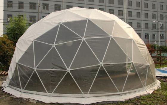中国 でき事のためのさびない防風の測地線の鋼鉄大きいドームのテント サプライヤー