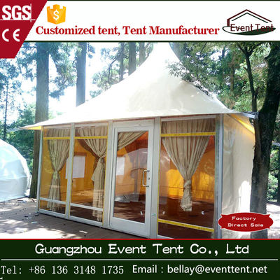 中国 明確なスパンのyurtのテントの製造業者、贅沢な塔のホテルのテントのcarpas サプライヤー