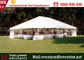 耐久ポリ塩化ビニールの生地の防水カバーが付いている500人の結婚披露宴のテントの白い玄関ひさし サプライヤー