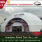 円形の白い半分球のテント、35mの直径の測地線ドームのテント サプライヤー